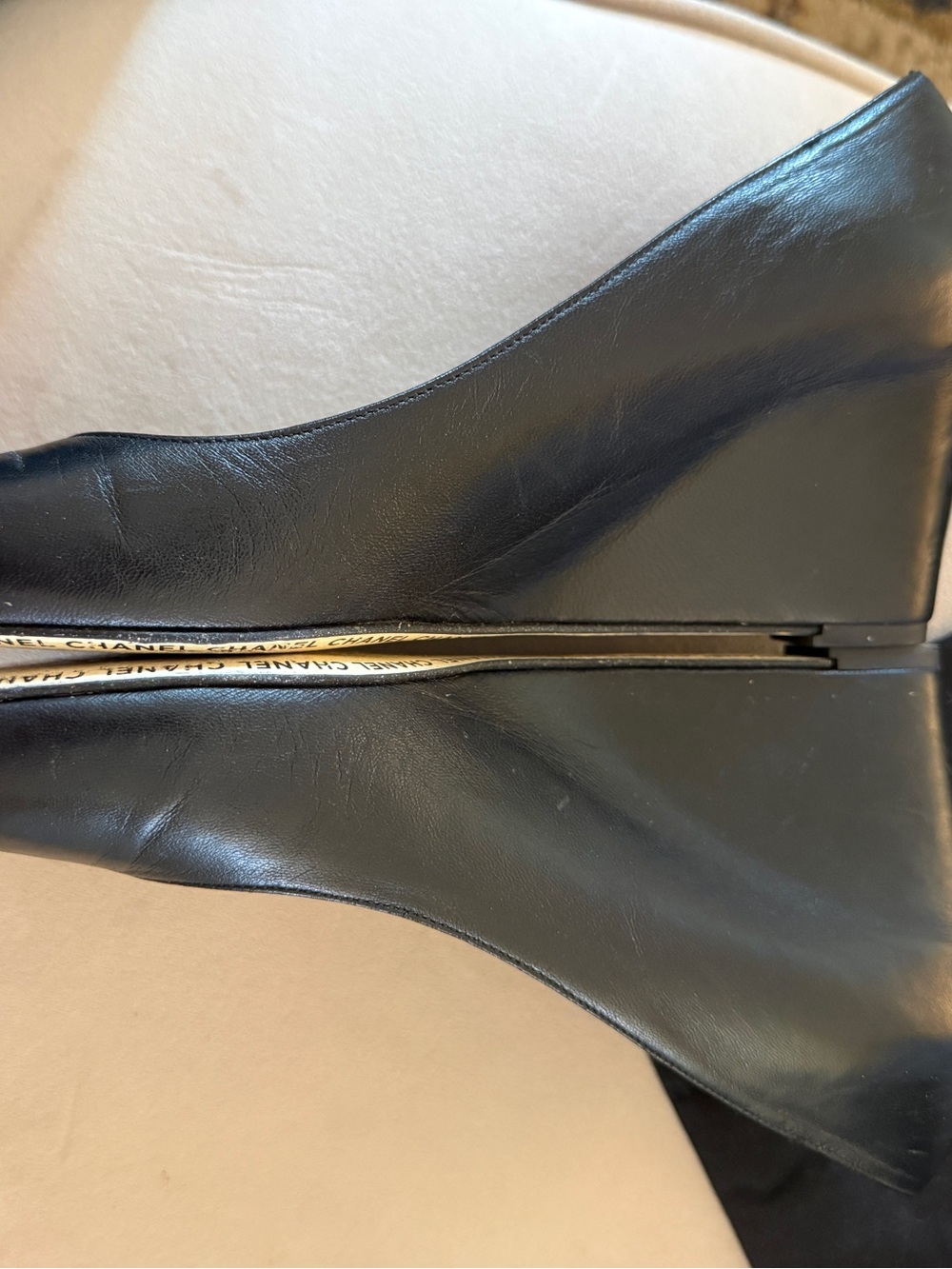 Chanel leather Wedges - Picture 7 of 13